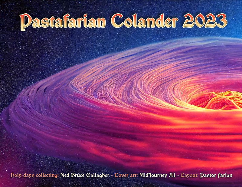 The Holy Pastafarian Colander (Calendar)